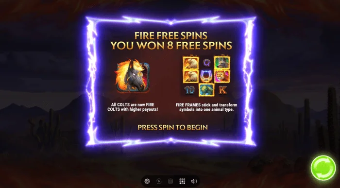 Free Spins Colt Lightning Inferno